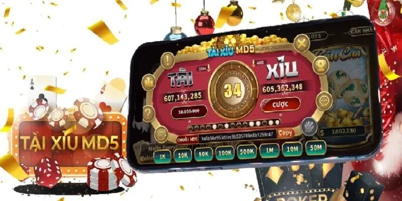 Trò chơi MD5 Tài Xỉu đặt cược độc đáo